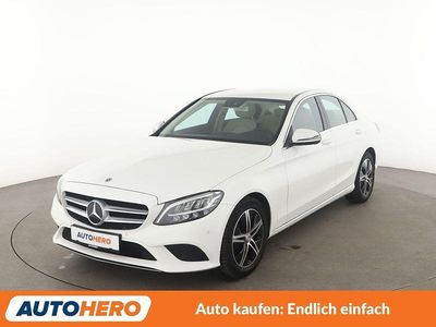 Usata Mercedes C180 Avantgarde 156 CV (114 kW) 2019 Bianco Berlina