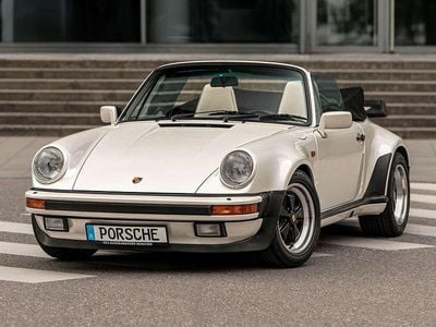 Gebraucht Porsche 911 Turbo Cabriolet 281 PS (206 kW) 1988 Perlmuttweiß metallic Cabrio