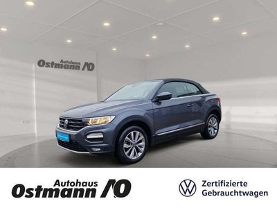 Gebraucht VW T-Roc Cabriolet Style 150 PS (110 kW) 2021 Grau Cabrio
