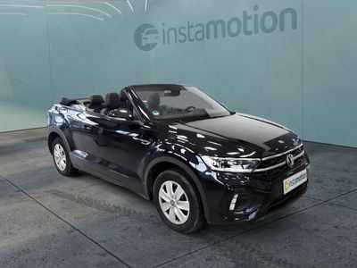 Gebraucht VW T-Roc Cabriolet R-line 150 PS (110 kW) 2024 Schwarz Cabrio
