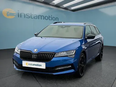 Gebraucht Skoda Superb 280 PS (205 kW) 2023 Blau Kombi