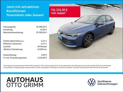 Gebraucht VW Golf VIII Style 150 PS (110 kW) 2025 Blau Limousine