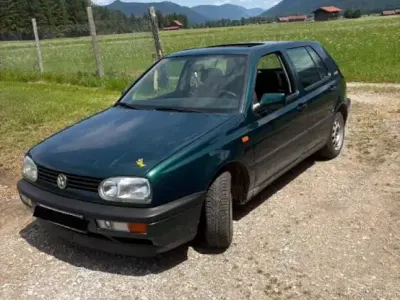 Gebraucht VW Golf III 90 PS (66 kW) 1995 Grün Kleinwagen