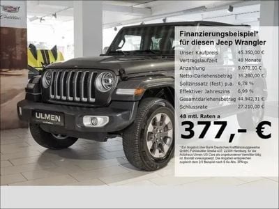 Gebraucht Jeep Wrangler Unlimited Sahara 272 PS (200 kW) 2019 Grau SUV