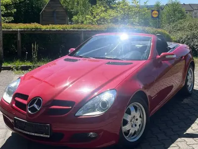 Brugt Mercedes SLK200 163 HK (119 kW) 2004 Rød Cabriolet
