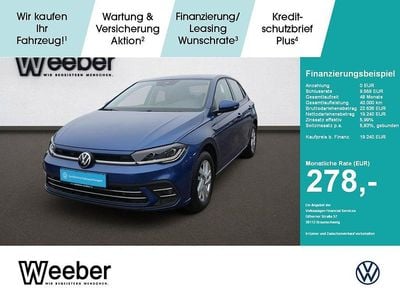Gebraucht VW Polo Style 110 PS (80 kW) 2022 Reef blue (metallic) Kleinwagen