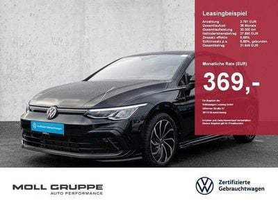 Gebraucht VW Golf VIII R-line 190 PS (139 kW) 2022 Schwarz Limousine