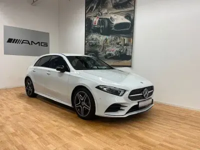 Gebraucht Mercedes A200 AMG line 163 PS (119 kW) 2020 Weiß Limousine