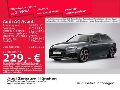 Gebraucht Audi A4 Competition 204 PS (150 kW) 2023 Daytonagrau perleffekt Kombi