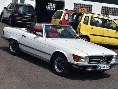 Usata Mercedes SL500 231 CV (169 kW) 1982 Bianco Cabrio