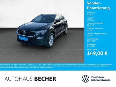 Usata VW T-Roc 110 CV (80 kW) 2021 Nero SUV