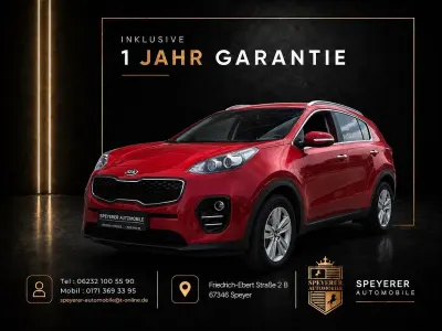 Gebraucht Kia Sportage Vision 136 PS (100 kW) 2017 Rot SUV