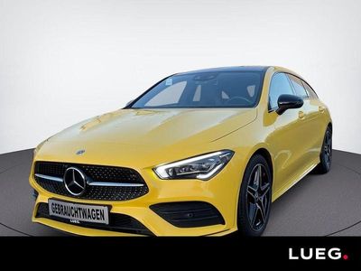 Gebraucht Mercedes CLA220 Shooting Brake Night 190 PS (139 kW) 2019 Gelb Kombi