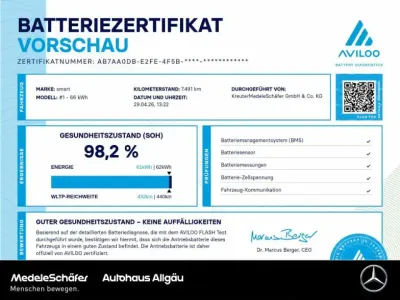 Gebraucht Smart #1 Pulse 314 kW (428 PS) 2025 Digital white (metallic) SUV