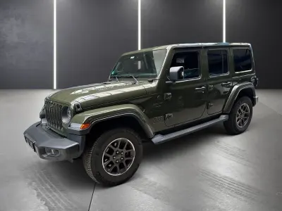 Gebraucht Jeep Wrangler Unlimited 80th Anniversary 272 PS (200 kW) 2021 Grün SUV