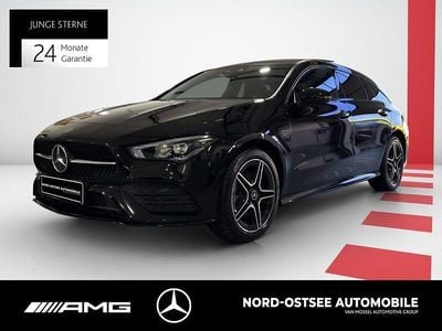 Gebraucht Mercedes CLA250e Shooting Brake AMG 160 PS (117 kW) 2021 Unilack nachtschwarz Kombi