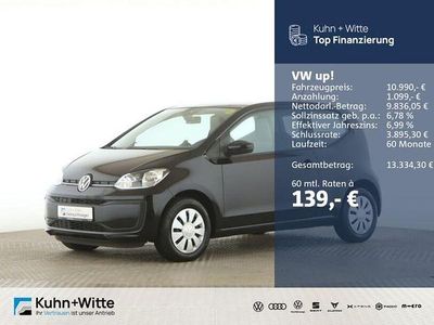Gebraucht VW up! move up! 65 PS (47 kW) 2021 Schwarz Kleinwagen