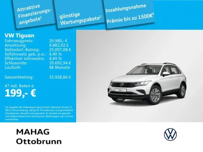 Gebraucht VW Tiguan Life 150 PS (110 kW) 2023 Weiß SUV