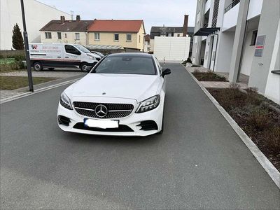 Gebraucht Mercedes C200 AMG line 184 PS (135 kW) 2019 Weiß Coupé