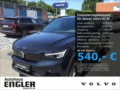 Gebraucht Volvo XC40 Plus 175 kW (238 PS) 2024 Schwarz SUV