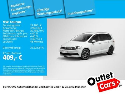 Weiß Gebraucht 2020 VW Touran United Van / Kleinbus | 24.480 € (Fairer Preis)