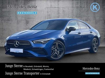 Blau Gebraucht 2023 Mercedes CLA200 AMG Limousine | 38.390 € (Etwas zu teuer)