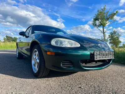 Gebraucht Mazda MX5 110 PS (80 kW) 2002 Grün Cabrio