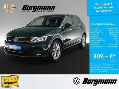 Grün Gebraucht 2020 VW Tiguan Highline SUV | 25.692 € (Guter Preis)