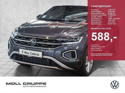 Nuova VW T-Roc Cabriolet 150 CV (110 kW) 2025 Grigio Cabrio
