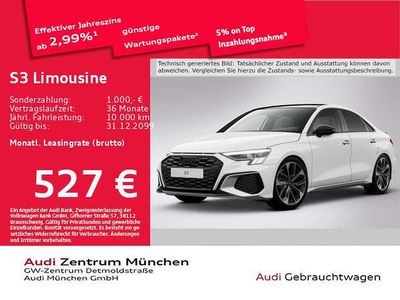 Ibisweiß Gebraucht 2022 Audi S3 Ambiente Limousine | 37.883 € (Teuer)