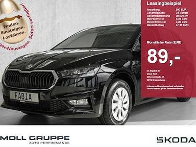 Neu Skoda Fabia Essence 80 PS (58 kW) 2025 Schwarz Kleinwagen