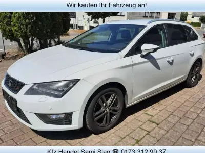 Gebraucht Seat Leon FR 140 PS (102 kW) 2014 "nevada" weiss Kombi