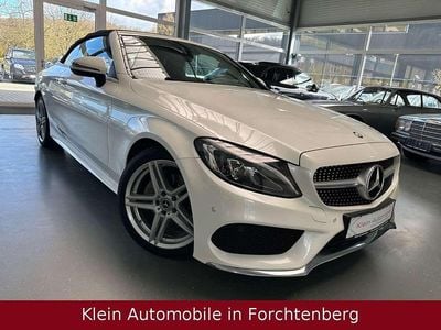 Gebraucht Mercedes C220 AMG line 170 PS (125 kW) 2017 Diamantweiss Cabrio