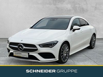 Gebraucht Mercedes CLA250 AMG line 224 PS (164 kW) 2020 Polarweiss  unilack Limousine