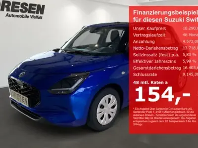 Neu Suzuki Swift Club 81 PS (59 kW) 2026 Blau Kleinwagen
