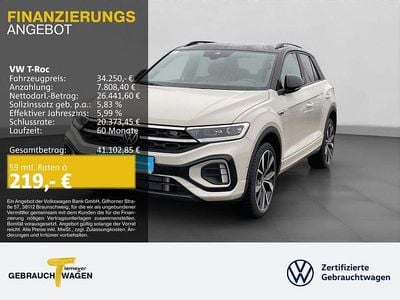 Grau Neu 2025 VW T-Roc R-line SUV | 33.870 € (Guter Preis)