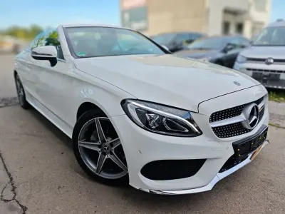 Gebraucht Mercedes C180 AMG line 156 PS (114 kW) 2017 Weiß Cabrio