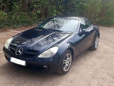 Usata Mercedes SLK200 163 CV (119 kW) 2004 Blu Cabrio