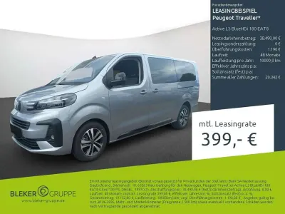 Neu Peugeot Traveller Active 179 PS (131 kW) 2026 All terraingrün Van / Kleinbus