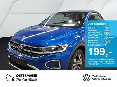 Gebraucht VW T-Roc Goal 116 PS (85 kW) 2025 Blau SUV