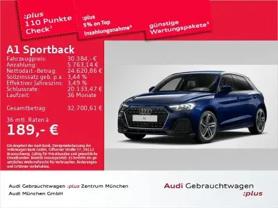 Gebraucht Audi A1 Sportback Advanced Plus 150 PS (110 kW) 2025 Blau Kleinwagen
