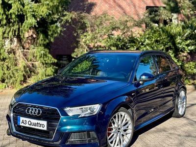 Usata Audi A3 S-Line 190 CV (139 kW) 2019 Blu Berlina