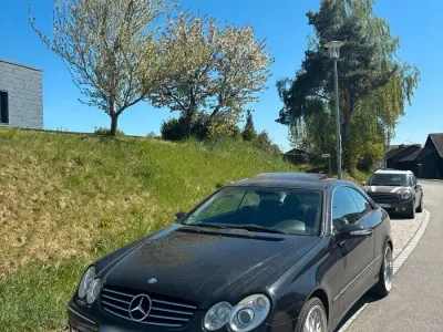 Usata Mercedes CLK320 AMG 218 CV (160 kW) 2002 Nero Coupé