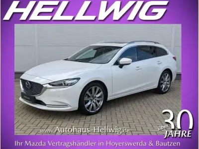 Gebraucht Mazda 6 Takumi-Line 194 PS (142 kW) 2024 Rhodium white metallic (metallic) Kombi