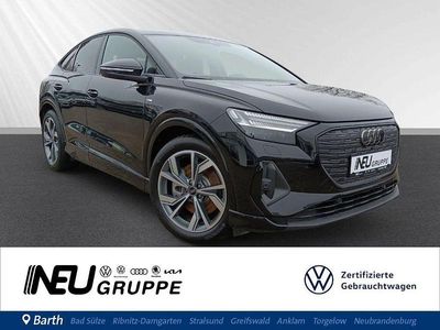 Gebraucht Audi Q4 Sportback e-tron S-Line 210 kW (286 PS) 2024 Mythosschwarz SUV