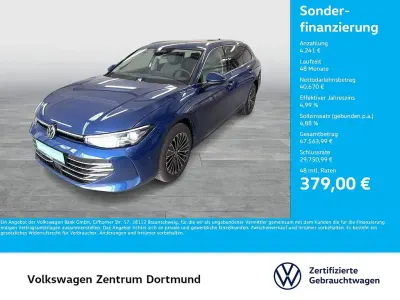Gebraucht VW Passat Elegance 204 PS (150 kW) 2026 Reef blue metallic Kombi