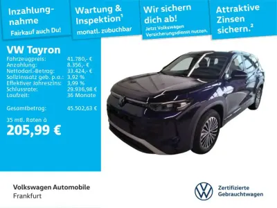 Używany VW Tayron Life 204 KM (150 kW) 2025 Purpurowy SUV