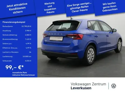 Brugt Skoda Fabia Easy 65 HK (47 kW) 2023 Blå Hatchback