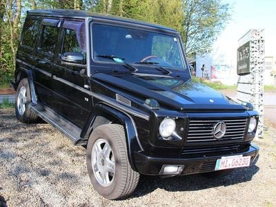Gebraucht Mercedes G500 296 PS (217 kW) 2002 Obsidianschwarz metallic SUV
