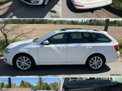 Usata Skoda Octavia Ambition 110 CV (80 kW) 2016 Bianco Station wagon